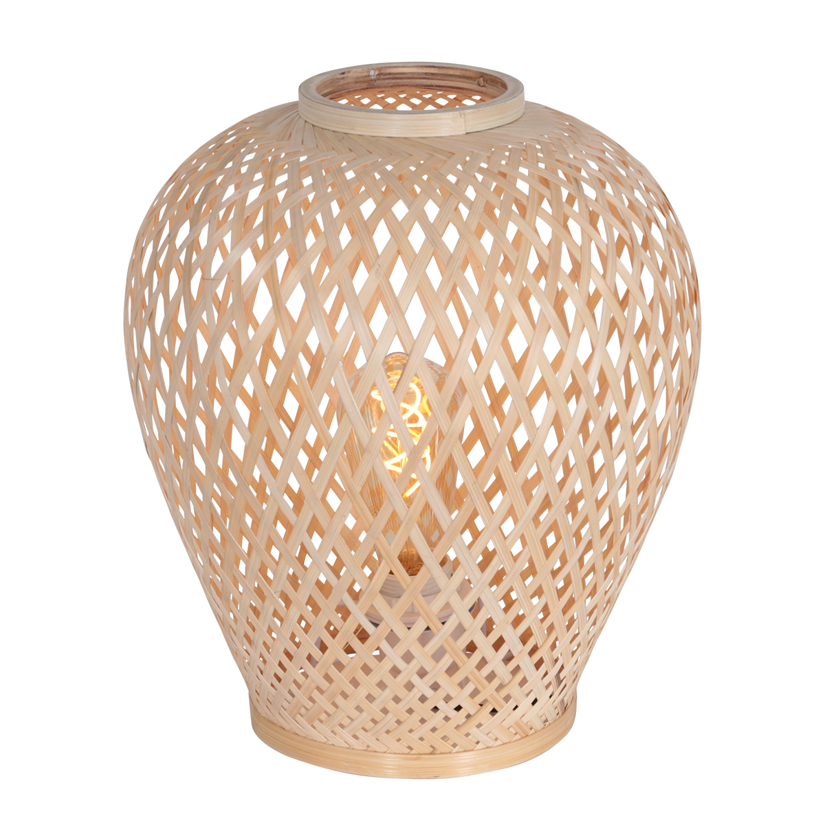 Steinhauer - 3130BE - Lampada da tavolo in bambù Maze