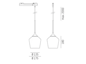 Molto Luce&nbsp;Lampada a sospensione COCKTAiL&nbsp;110-019121500960c