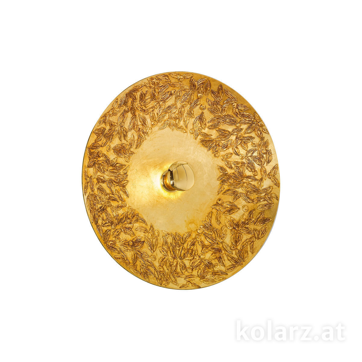 KOLARZ-Austrolux LeuchtenApplique LUNA, oro 24K, Liberta oro/bianco D 54 cm, sporgenza 20 cm, 1 luce, E27, 100 W
