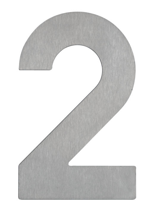 Albert Leuchten - 690922 - Numero civico 2 - acciaio inox