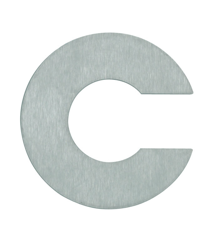Albert LeuchtenNumero civico c - acciaio inox