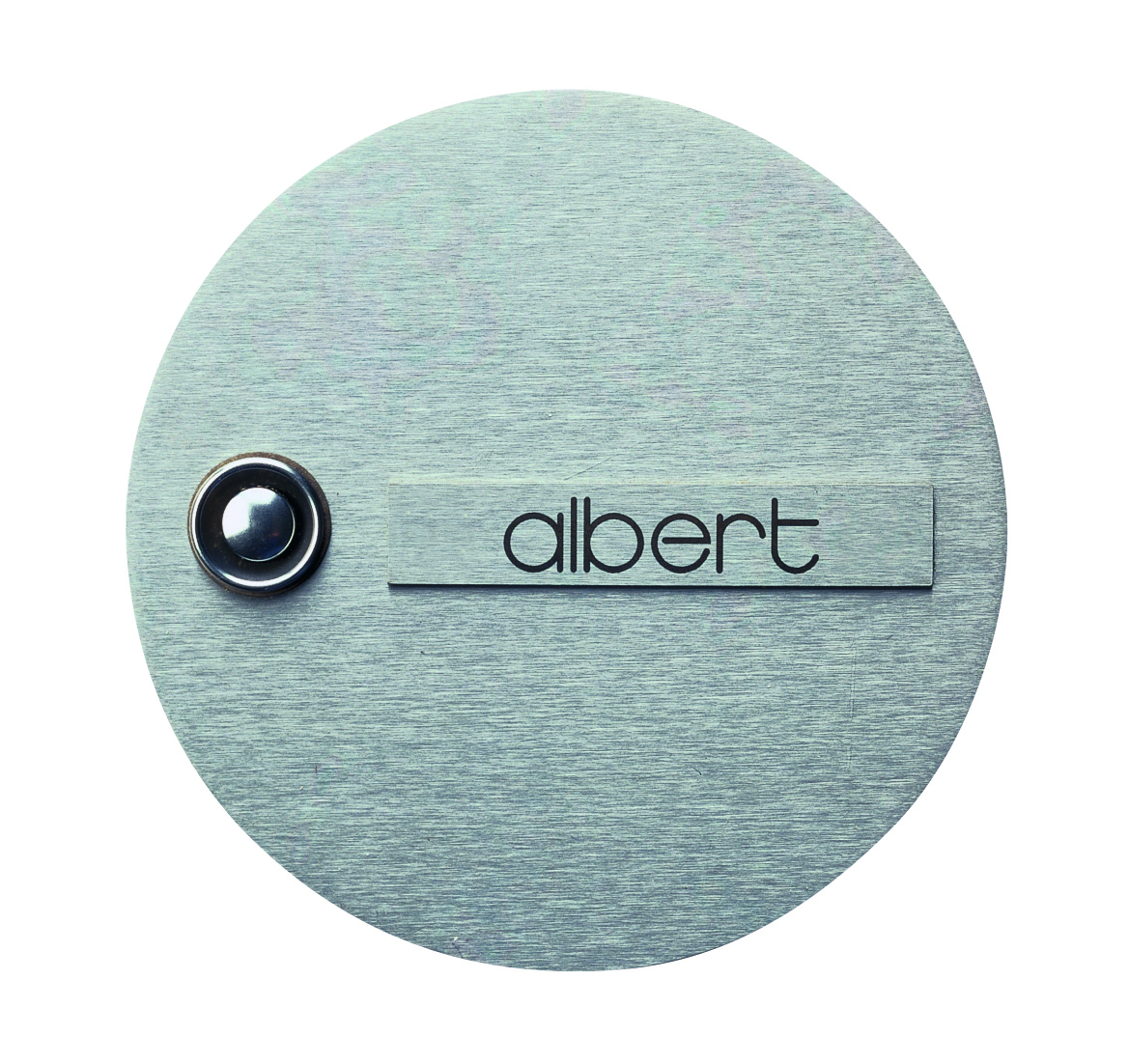 Albert Leuchten - 690945 - Piastra campanello tipo n. 0945 - compl. in acciaio inox