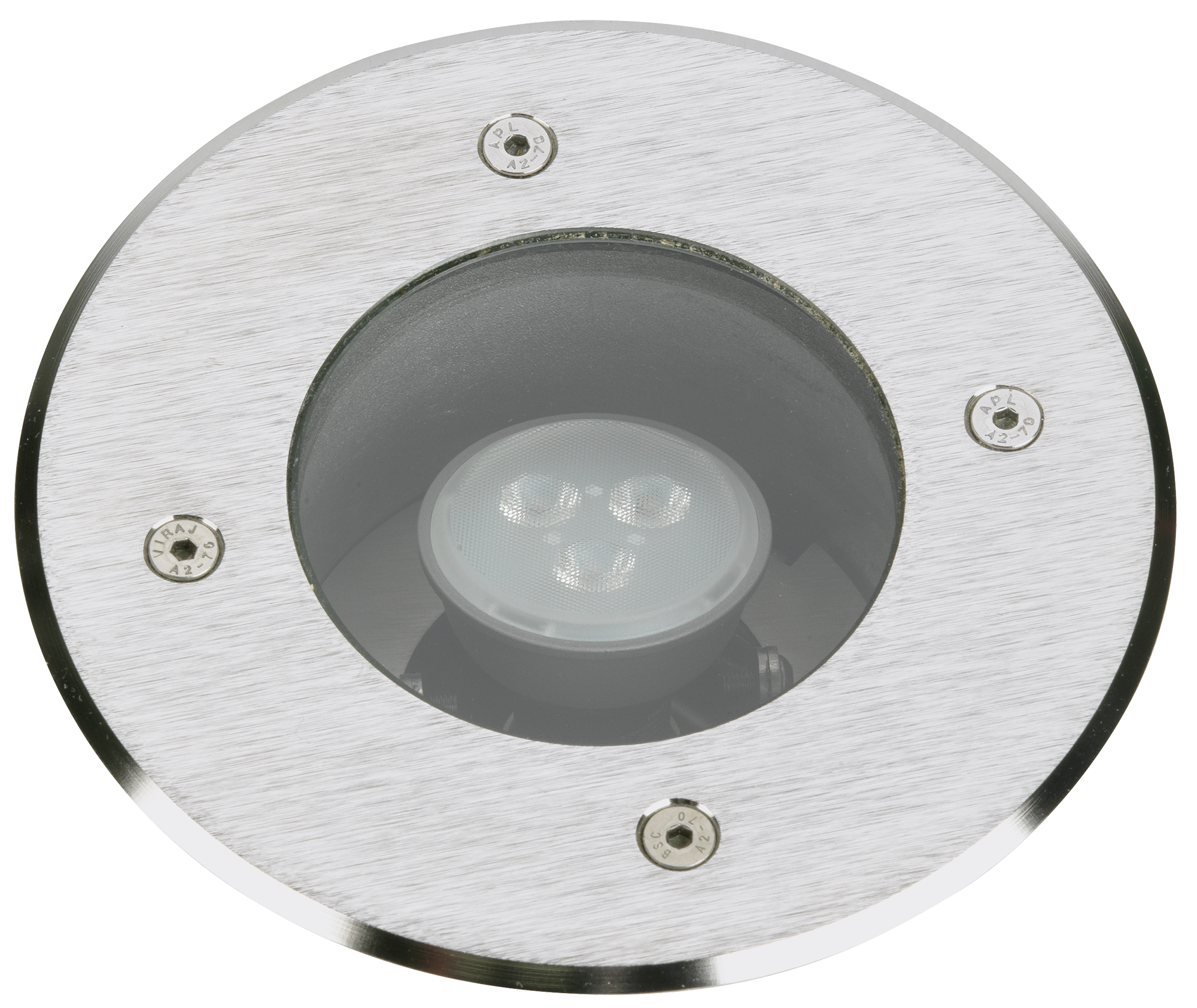 Albert LeuchtenFaretto da incasso a pavimento tipo n. 2189 - orientabile - Colore: acciaio inox, 1 x PAR 16 50 W, GU10, da A++ a E
