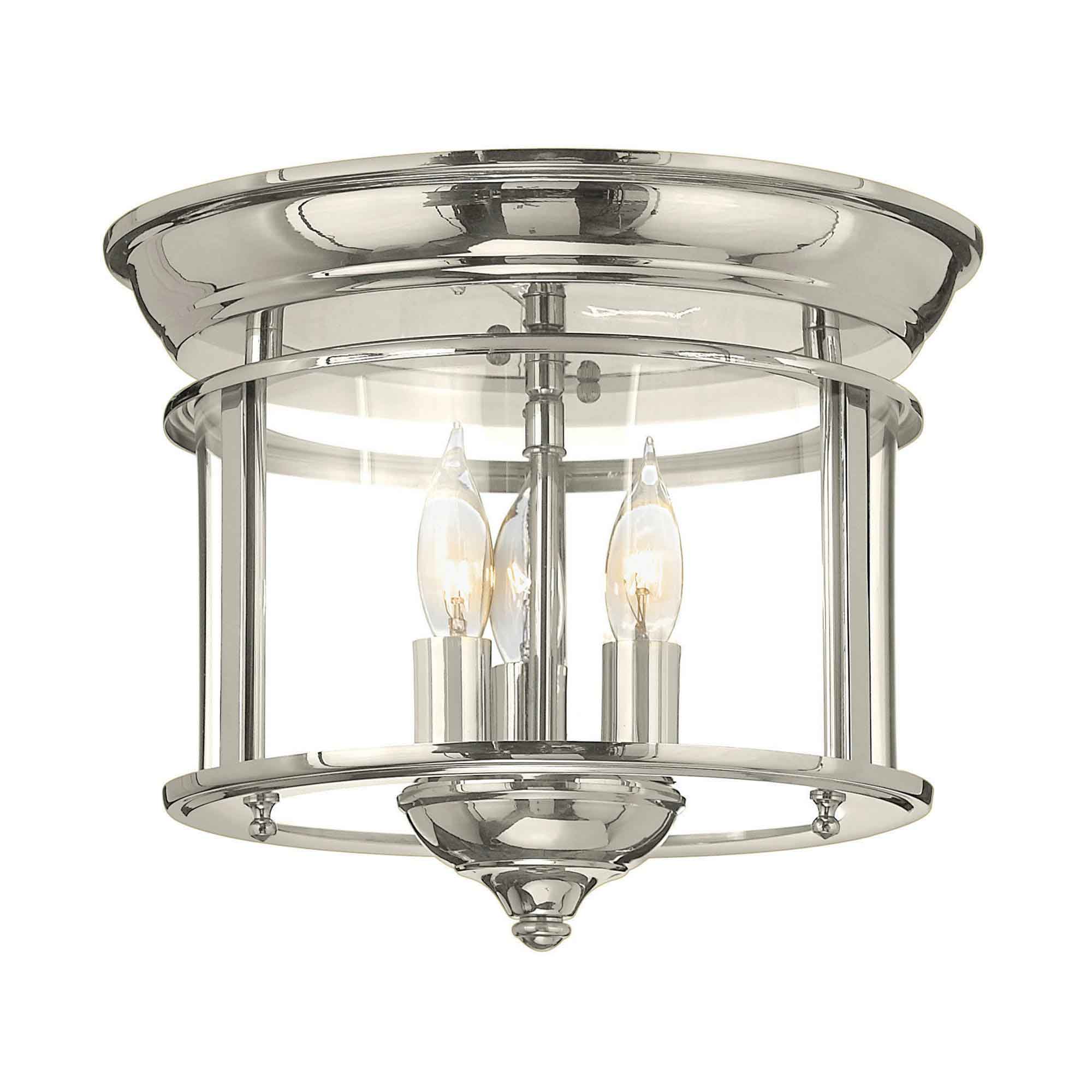 ElsteadGentry 3 luci filo soffitto - Nichel lucido
