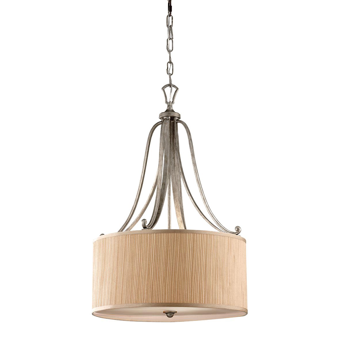 ElsteadAbbey 3 lampada a sospensione - Silver Sand