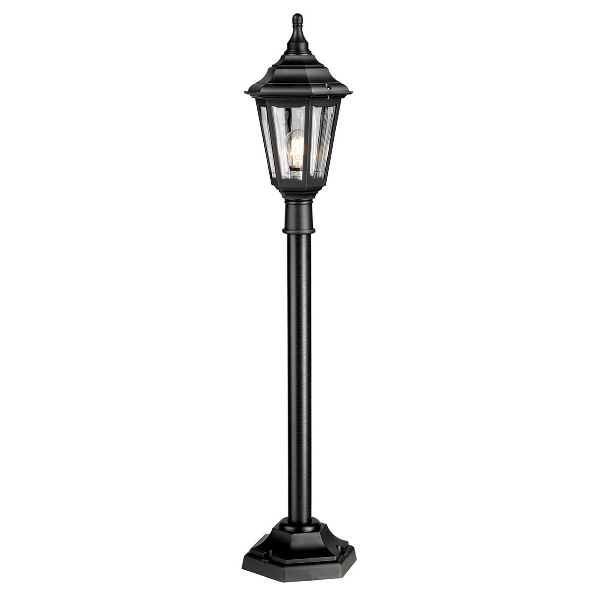 Elstead - KINSALE-PILLAR - Kinsale lanterna a colonna a 1 luce - Nero