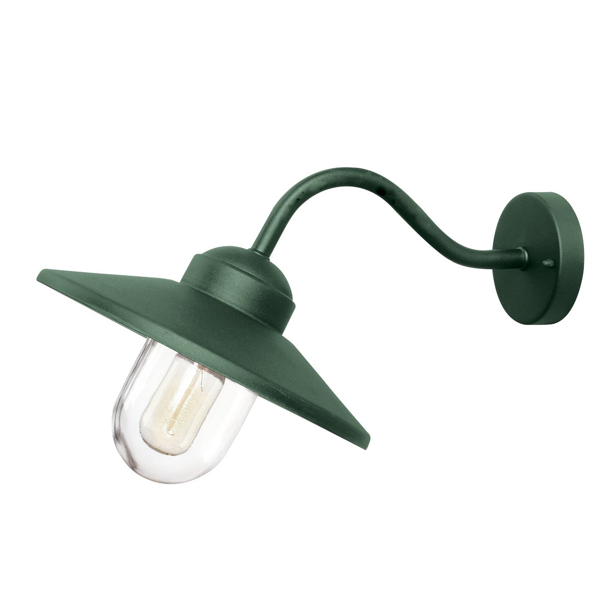 ElsteadKlampenborg 1 lt lanterna da parete - verde abete