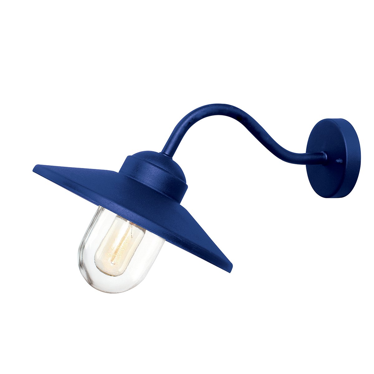 ElsteadKlampenborg 1 lt lanterna da parete - Blu marino