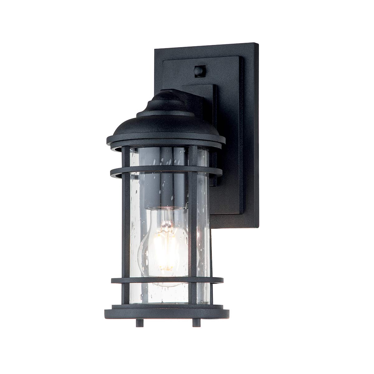Elstead - FE-LIGHTHOUSE2-S-BLK - Lighthouse 1 Light Small Wall Lantern - Nero testurizzato