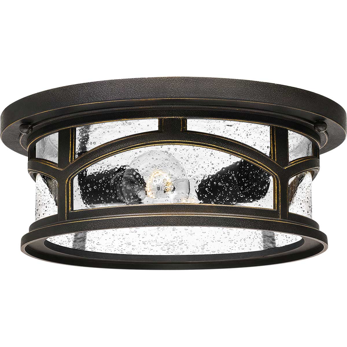 Elstead - QZ-MARBLEHEAD-F - Marblehead 2 Light Flush - Bronzo Palladiano