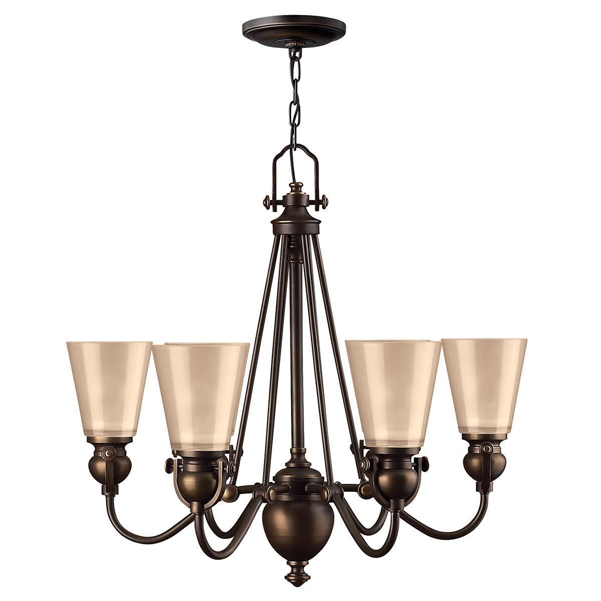 Elstead - HK-MAYFLOWER6 - Lampadario Mayflower a 6 luci - bronzo antico