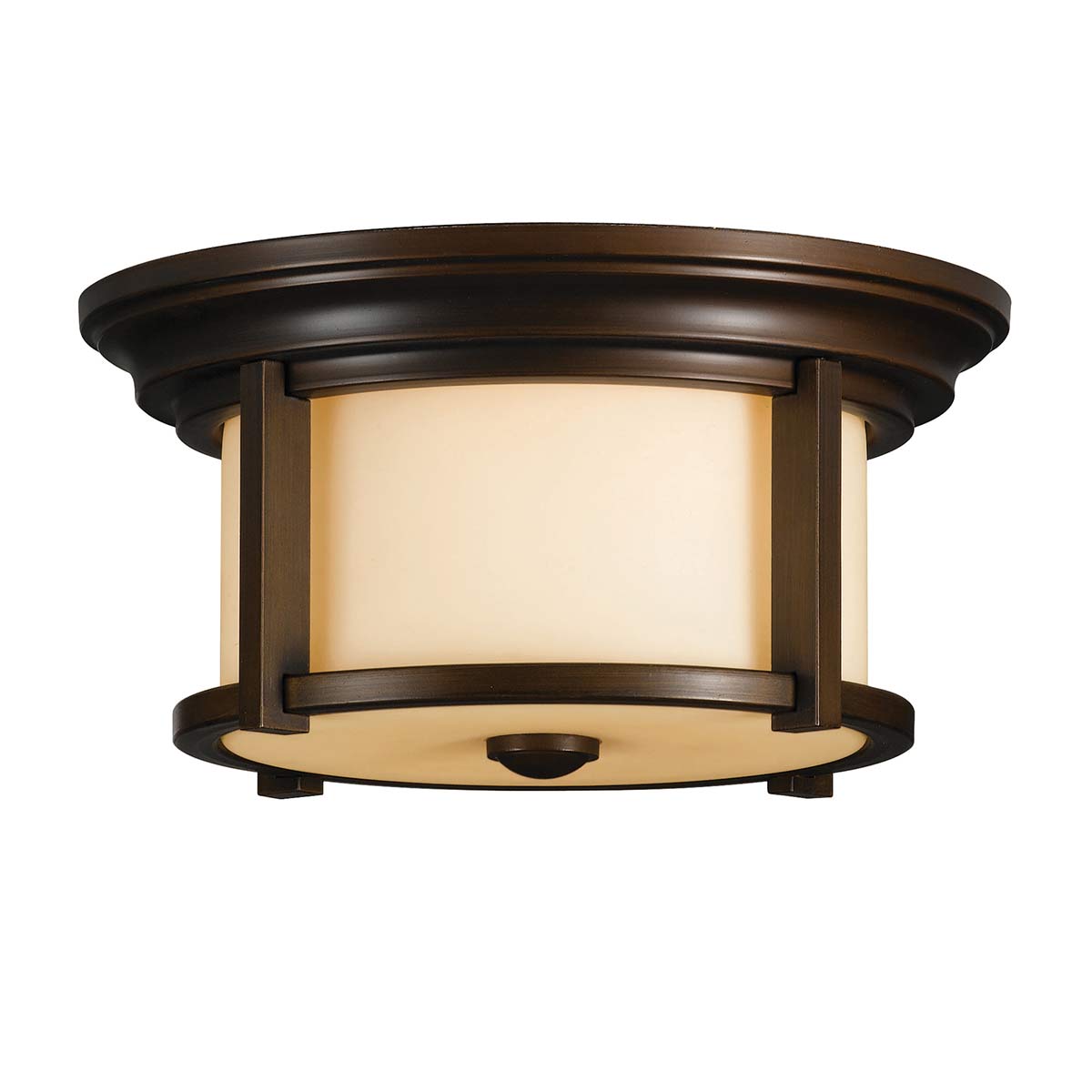 Elstead - FE-MERRILL-F - Merrill 2 Light Flush - Bronzo Heritage