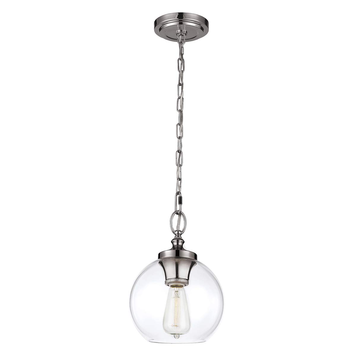ElsteadTabby 1 mini lampada a sospensione leggera - Nichel lucidato