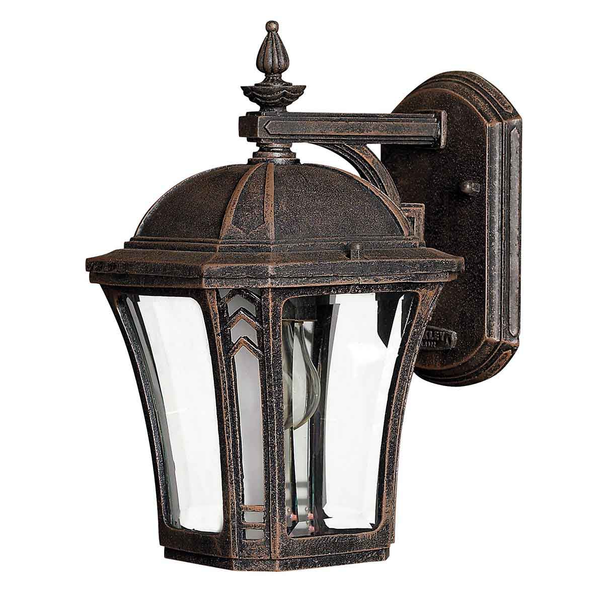 Elstead - HK-WABASH2-S - Wabash 1 Licht kleine Wandlaterne - Mocha