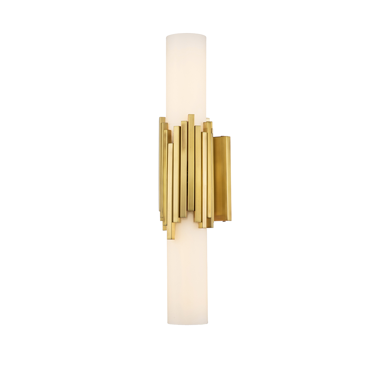 Elstead - MARVELE-2WB-AB-OPAL - Marvelle 2 lt applique da parete - ottone anticato