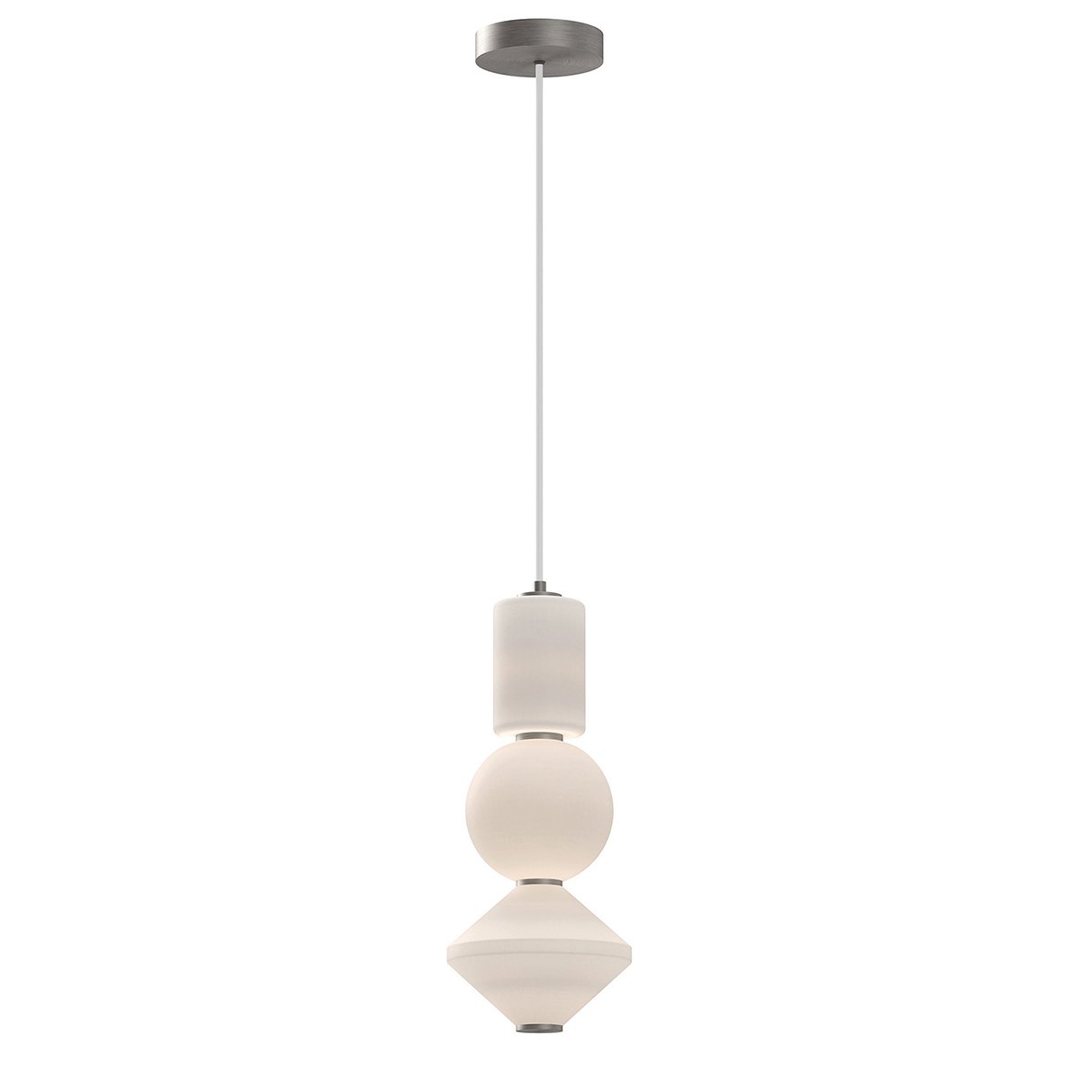 Elstead - ALM-BIJOU-P3-PN - Alora Mood Bijou lampada a sospensione LED - Nichel spazzolato