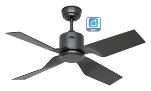 Ventilatore da soffitto Eco Ventos IP44 102 BG-BG WiFi
