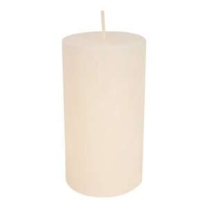 NUOVO Candela rustica bianco lana a colonna 200x100