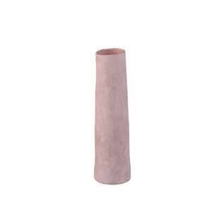 Ardala vaso in ceramica rotondo dritto rosa chiaro M