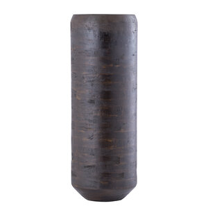 Gerd Brown vaso in legno di mango con bordo arrotondato L