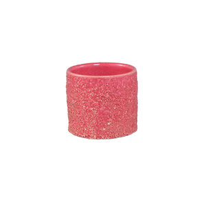 Felder Pink vaso in ceramica cilindro rotondo XS
