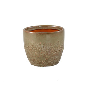 Vaso in ceramica Harper Green bombey rotondo S