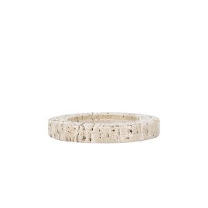 Jaqueleen Beige Travertin portacandela tealight