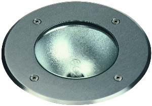 Faretto da incasso a terra tipo n. 2172 - cornice in acciaio inox, per 1 x QT 14 - 60 W, G9 von Albert Leuchten