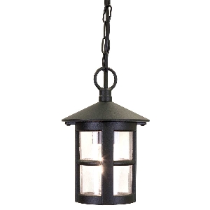 Hereford lanterna a catena luminosa a 1 luce - Nero von Elstead