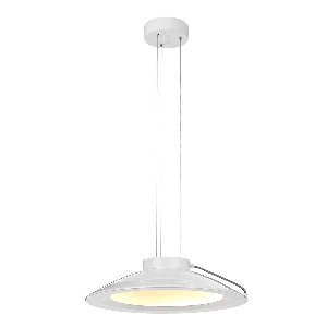 Europa 1 Large lampada a sospensione LED - laccata bianca von Elstead