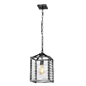 Louvre 1 Light Pendant - Gunmetal verniciato
