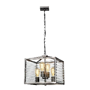 Louvre Lampada a sospensione a 4 luci - Gunmetal verniciato von Elstead