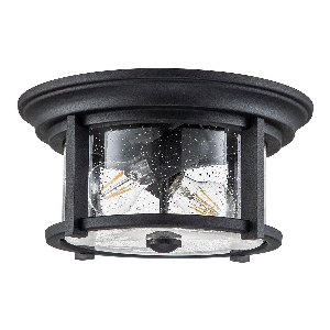 Merrill 2 Light Flush - Nero von Elstead