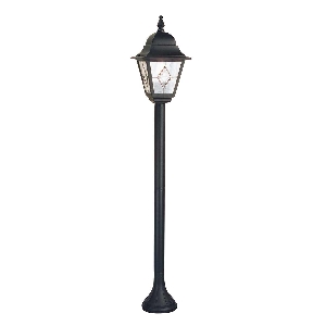 Norfolk 1 Light Pillar Lantern - Black von Elstead