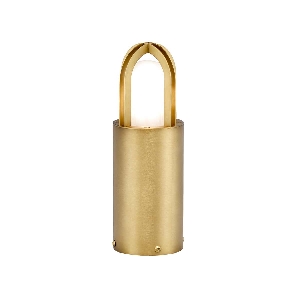 Paignton mini paletto a 1 luce - Ottone spazzolato von Elstead