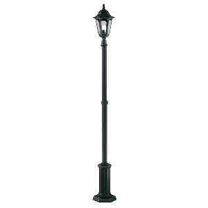 Parish 1 Light Lamp Post - Schwarz von Elstead