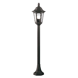 Parish Mini 1 colonna luminosa - Nero von Elstead
