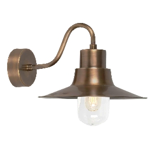 Sheldon 1 lanterna da parete - ottone anticato von Elstead