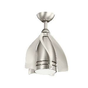 Terna - 15in / 38cm Ventilator - Gebürstetes Nickel von Elstead