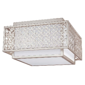 Kenney 2 Licht bündig - Sunrise Silber von Elstead