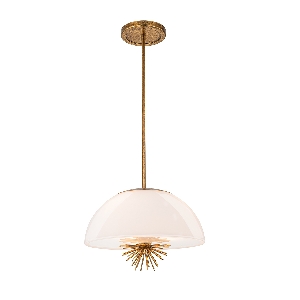 Staring 3 lt lampada a sospensione - Oro anticato von Elstead