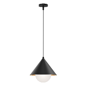 Alora Mood Remyck 1 lt Pendelleuchte - Schwarz matt von Elstead