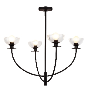 Alora Mood Sylvia 4 lt lampadario von Elstead