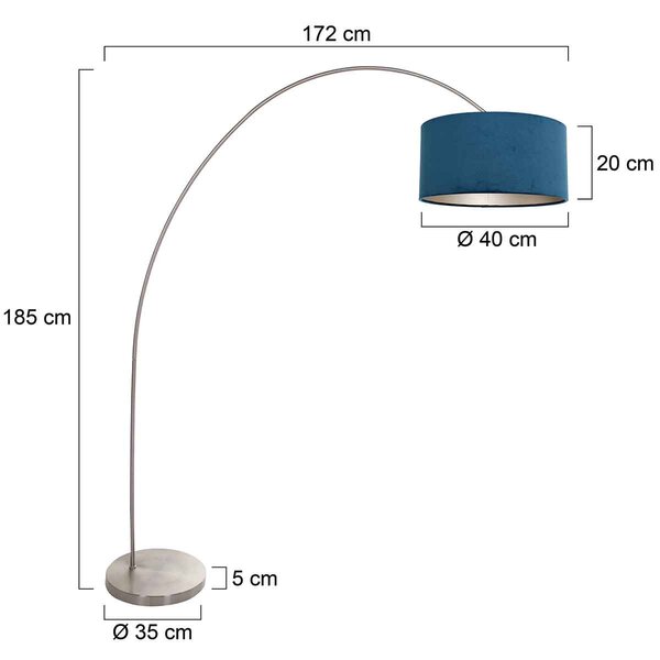 Lampada ad arco Solva der Firma Steinhauer