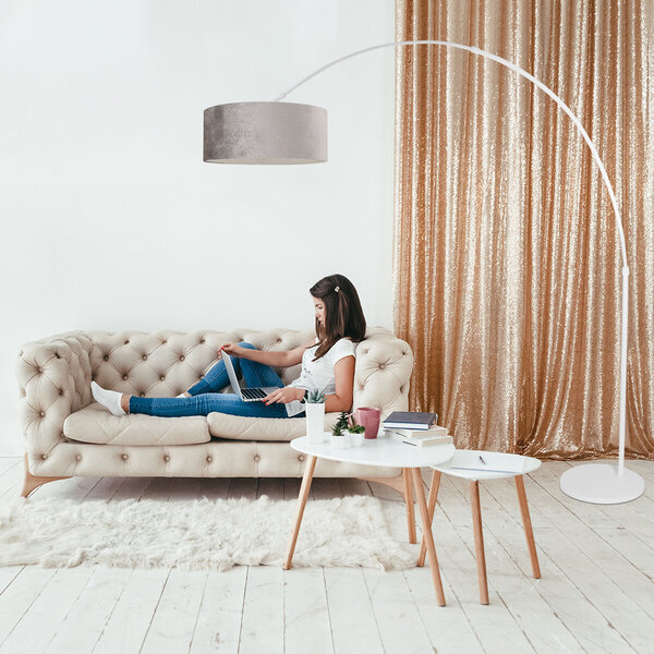 Lampada da terra Sparkled Light der Firma Steinhauer