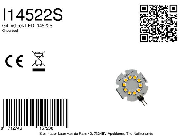 LED plug-in G4 I14522S der Firma Steinhauer
