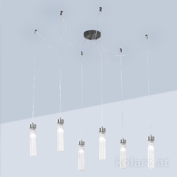 Lampada a sospensione RAGGIO der Firma KOLARZ-Austrolux Leuchten