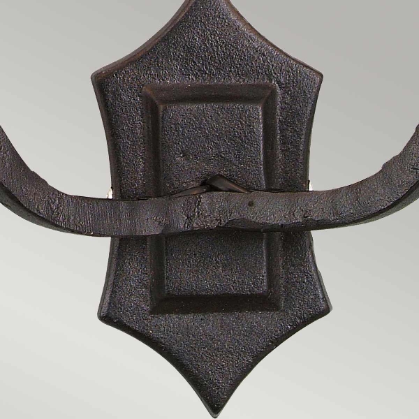Rectory applique a 2 luci - Nero der Firma Elstead