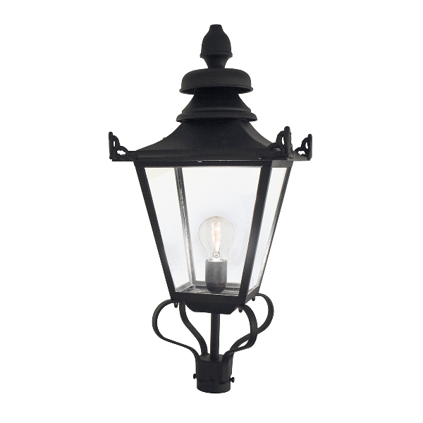 Grampian lampenkop met 1 lichtpunt - Zwart der Firma Elstead