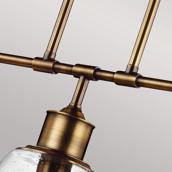 Hobson 3 Licht Isola luce - Ottone anticato der Firma Elstead